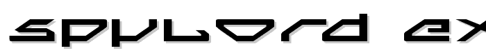 Spylord Expanded font